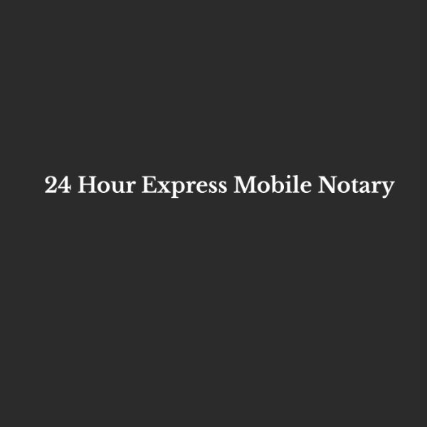 24 Hour Express Mobile Notary - Logo