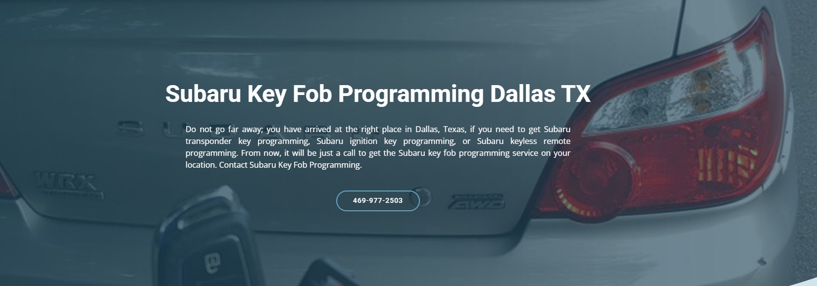 Subaru Key Programming - Business Photo