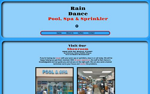 Rain Dance Pool, Spa & Sprinkler - Logo