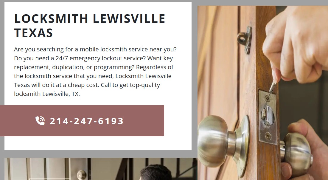 Locksmith Lewisville Texas - Business Photo